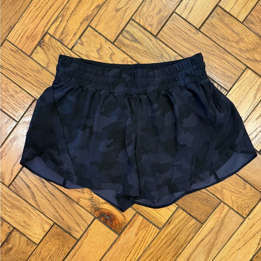 Women's Black Camo Shorts